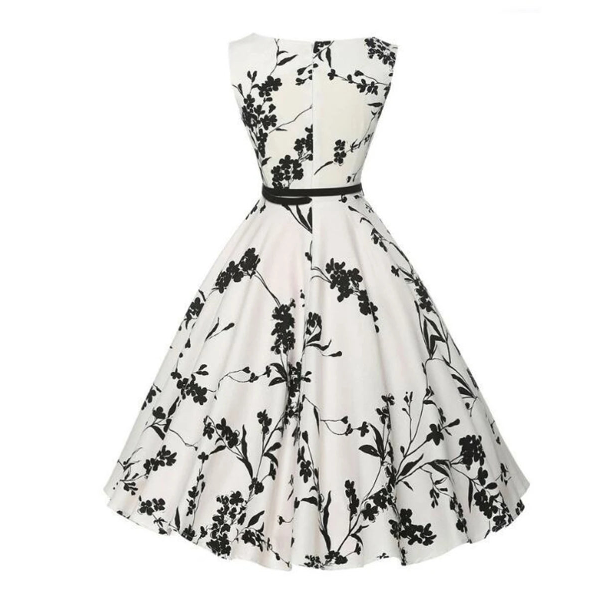Floral Retro Swing Dress — Shark & Needle