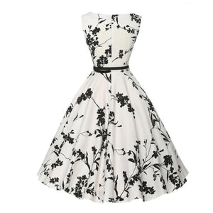 Floral Retro Swing Dress — Shark & Needle