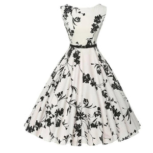 Floral Retro Swing Dress — Shark & Needle